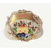 Pastel Floral Box for Keepsakes Porcelain Limoges purse Decal limoges box bags ladies French Trinket Box