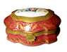 Montaigne Jewelry Chest for Collectors Porcelain Limoges jewelry tradtional French Trinket Box