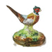 Fine French craftsmanship on the Pheasant Limoges box, painted by hand
