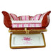 Pink Toile Sofa Limoges Box for Collectors Porcelain Limoges furniture French Trinket Box
