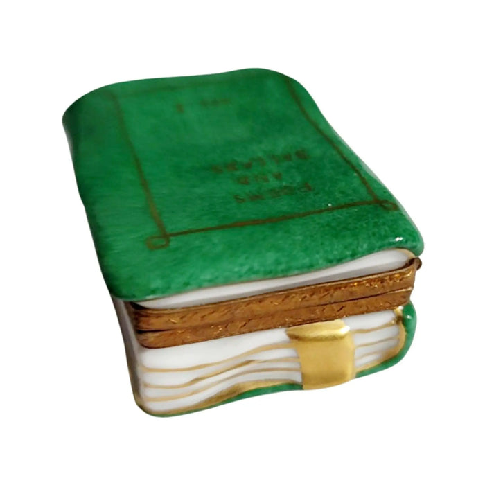 Poems Limoges Box for Literature Lovers Porcelain Limoges Book art fine limoges box French Trinket Box