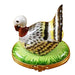 Proud Turkey Limoges Box for Collectors Porcelain Limoges Farm Bird French Trinket Box