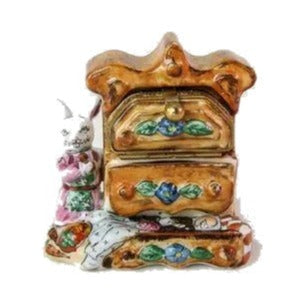 Gift idea for someone who loves France: Rabbit Dresser Limoges box