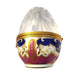Rare Crystal Egg for Elegant Collectors Porcelain Limoges Egg Wedding Special French Trinket Box