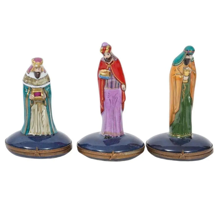 Rare Limoges Nativity Set for Holiday Gifting Porcelain Limoges nativity French Trinket Box