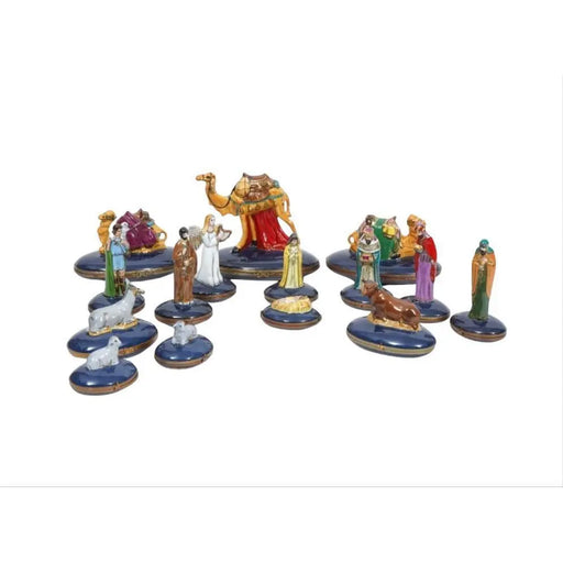 Rare Limoges Nativity Set for Holiday Gifting Porcelain Limoges nativity French Trinket Box