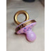 Rare Pink Pacifier Box for New Parents Porcelain Limoges baby limoges box babies maternity French Trinket Box