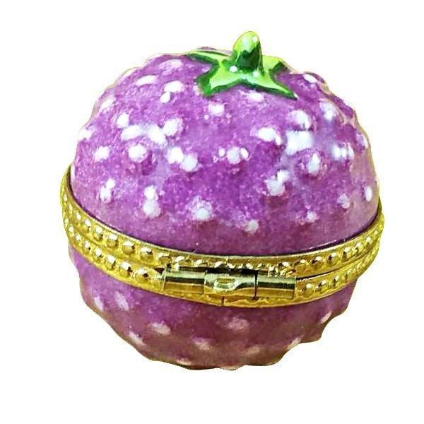 Raspberry Limoges Box for Collectors Porcelain Limoges fruit French Trinket Box