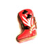Red Cowboy Boot Trinket Box for Western Decor Porcelain Limoges shoes farm animals French Trinket Box