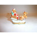Santa Bear Sleigh Adventure Porcelain Limoges xmas theme teddy French Trinket Box