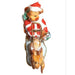 Santa Bear Sleigh Adventure Porcelain Limoges xmas theme teddy French Trinket Box