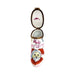 Every brushstroke by hand on the Santa Boot Shoe with Candy Fashion Limoges box from France