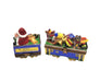 Santa Train Limoges Box Delight Porcelain Limoges Santa vehicle French Trinket Box