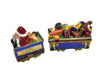 Santa Train Limoges Box Delight Porcelain Limoges Santa vehicle French Trinket Box