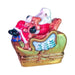 Limoges Boutique presents the Santa on Sleigh, a genuine Limoges box painted by hand in France