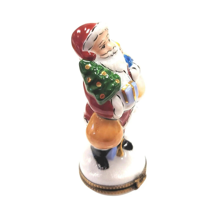 The Santa Tree with Gifts, a Limoges keepsake with true French charm