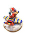 Santa's Joyful Flight Limoges Box for Holiday Cheer Porcelain Limoges santa christmas French Trinket Box
