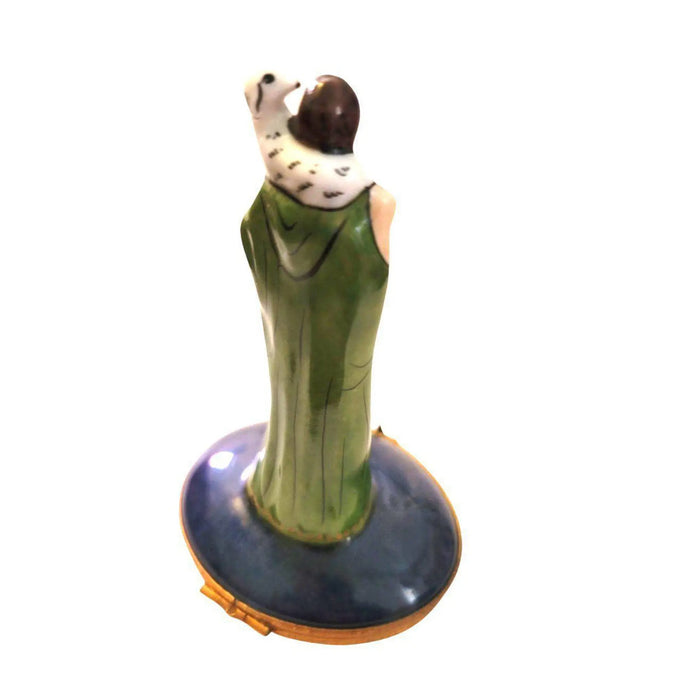 Shepherd Figurine for Collectors Porcelain Limoges nativity French Trinket Box