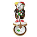 Laughing Snowman Limoges Box for Holiday Cheer Porcelain Limoges snowman xmas French Trinket Box