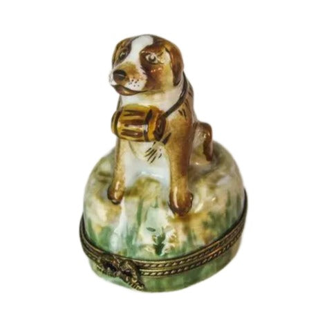 A thoughtful gift for Francophiles: the St Bernard Dog Limoges box