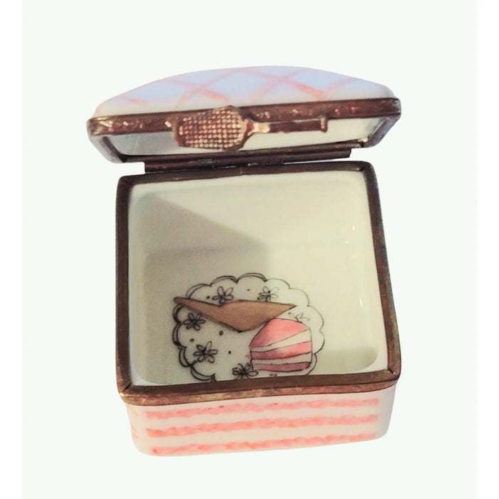 Strawberry Cake Limoges Box for Collectors Porcelain Limoges dessert French Trinket Box