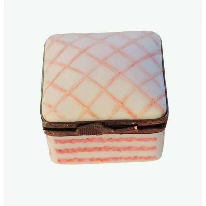 Strawberry Cake Limoges Box for Collectors Porcelain Limoges dessert French Trinket Box
