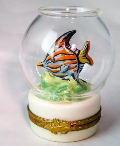 colored gold fish box Explore Striped Fish Limoges Box – Authentic French Art