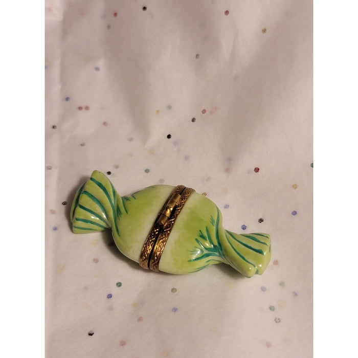 Sweet Candy Box for Collectors Porcelain Limoges Carnival Kids Dessert clown French Trinket Box