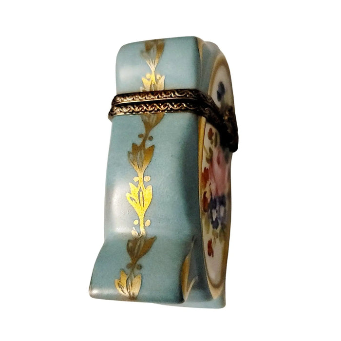 Blue-White Floral Elegance for Home Decor Porcelain Limoges Limoges Imports Limoges Boxes traditional French Trinket Box