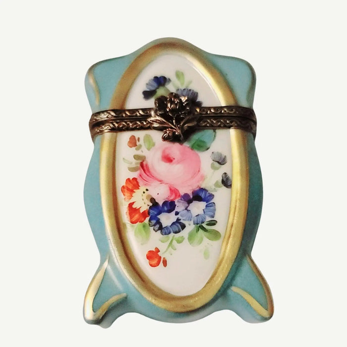 Blue-White Floral Elegance for Home Decor Porcelain Limoges Limoges Imports Limoges Boxes traditional French Trinket Box