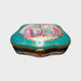 Teal Elegance Jewelry Box for Art Lovers Porcelain Limoges jewelry traditional French Trinket Box