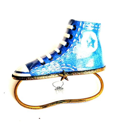 Tennis Shoe Limoges Box for Sneaker Lovers Porcelain Limoges shoes sports French Trinket Box