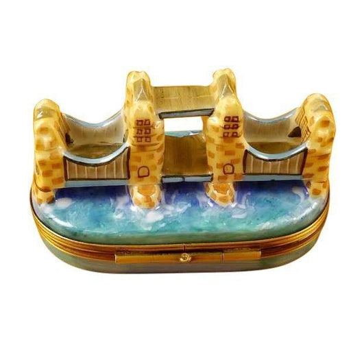Tower Bridge Limoges Box for Collectors Porcelain Limoges world travel monuments French Trinket Box