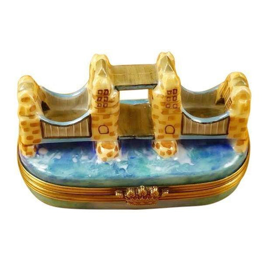 Tower Bridge Limoges Box for Collectors Porcelain Limoges world travel monuments French Trinket Box