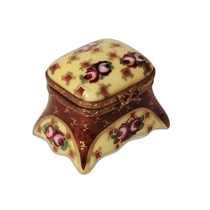 Traditional Floral Limoges Box for Elegant Decor Porcelain Limoges shaped French Trinket Box