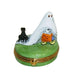 Halloween Cat Collectible for Enthusiasts Porcelain Limoges halloween French Trinket Box