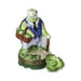 Fine French craftsmanship on the Turtle Gardener Lettuce Limoges box, painted by hand
