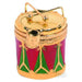 Twelve Drummers Drumming Limoges Box for Holiday Cheer Porcelain Limoges xmas theme French Trinket Box