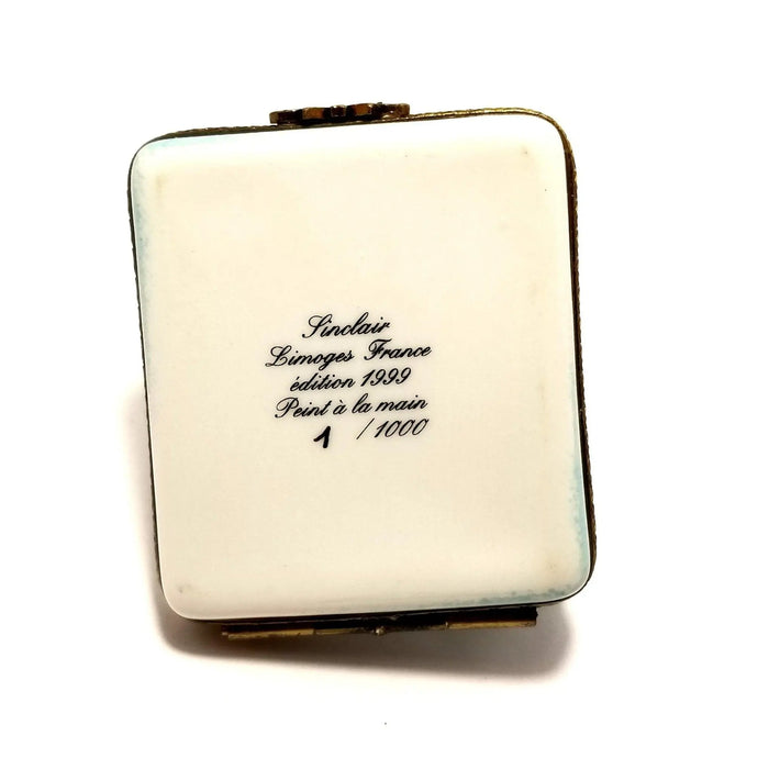 Vapor Iron Limoges Box for Collectors Porcelain Limoges home French Trinket Box