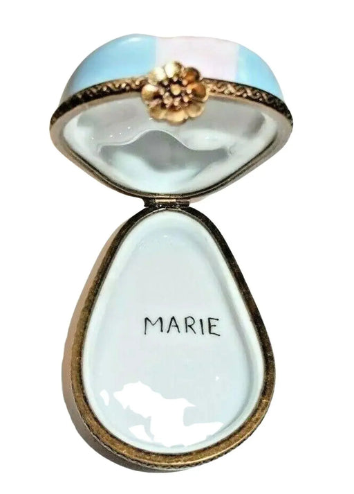 Virgin Mary Limoges Box for Collectors Porcelain Limoges christian nativity French Trinket Box