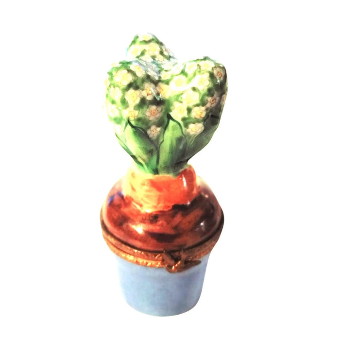 White Daisy Trinket Box for Elegant Decor Porcelain Limoges Flowers easter French Trinket Box