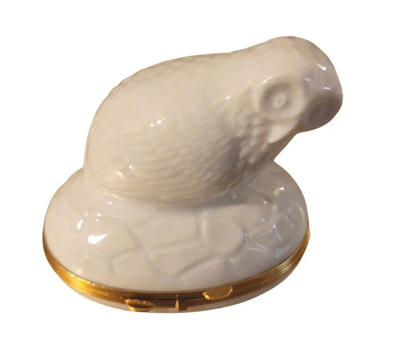 White Owl Chamart Limoges Box Figurine | Limoges Boutique Authentic Limoges Box