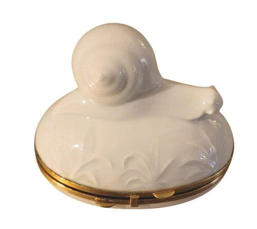 White Snail Chamart Limoges Box | Limoges Boutique Authentic Limoges Box