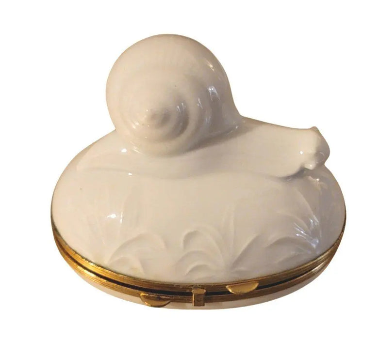 White Snail Chamart Limoges Box | Limoges Boutique Authentic Limoges Box