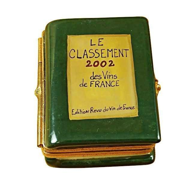 Wine Book Limoges Box for Collectors Porcelain Limoges book wine French Trinket Box