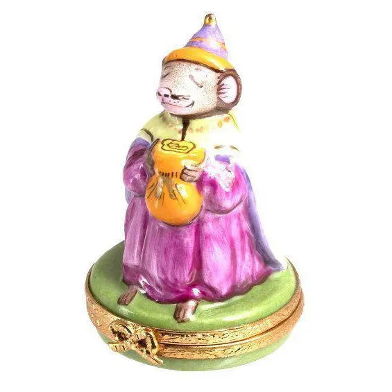 Wiseman Mouse Limoges Box for Collectors Porcelain Limoges nativity French Trinket Box
