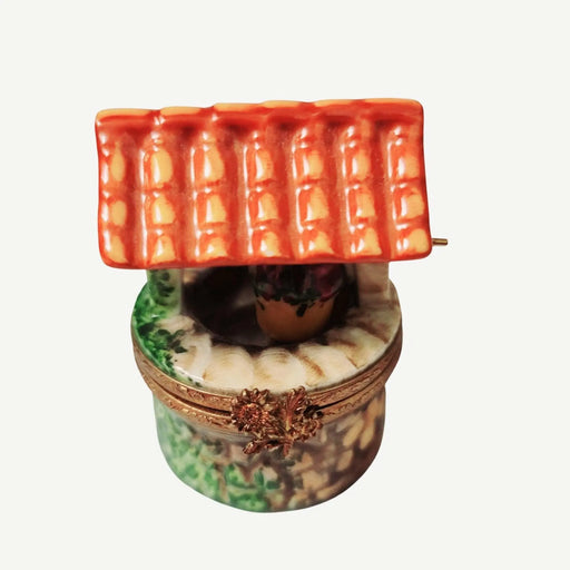 Wishing Well Limoges Box for Collectors Porcelain Limoges garden home French Trinket Box