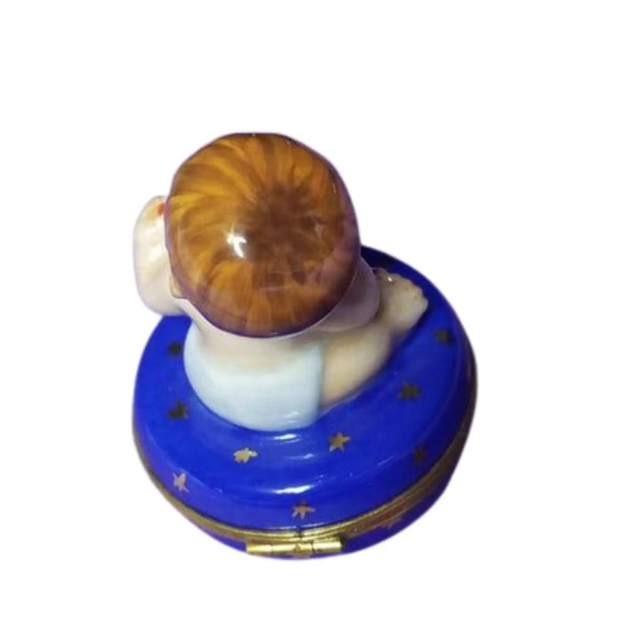 Year 2000 Baby Keepsake Porcelain Limoges baby maternity limoges boxes French Trinket Box