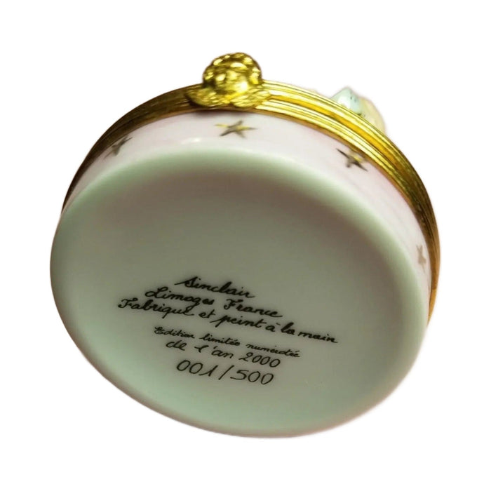Collectible Year 2000 Baby Girl No. 1 of 750 Limoges box with artisan brushwork