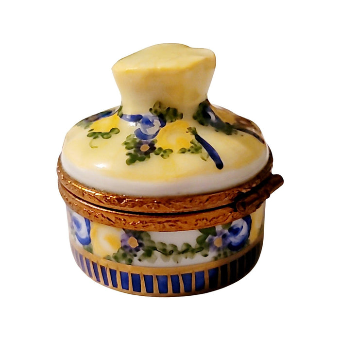 Yellow Bouquet Limoges Box for Elegant Decor Porcelain Limoges flowers French Trinket Box